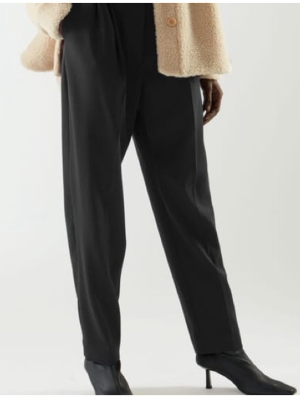 COS Tapered Trouser With Tie Waist Detail